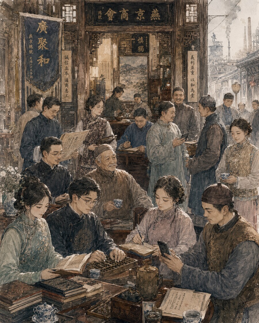 漢族士商 Han scholar-merchants