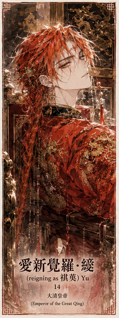 愛新覺羅·繘 (reigning as 祺萸) Yu